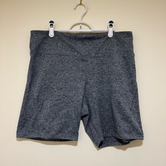 Women’s Zobha Brand Grey Salt and Pepper Gym Workout Athletic Shorts Size XXL - Picture 3 of 13